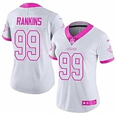 Women Nike Saints 99 Sheldon Rankins White Pink Fashion Rush Limited Jersey Dzhi,baseball caps,new era cap wholesale,wholesale hats